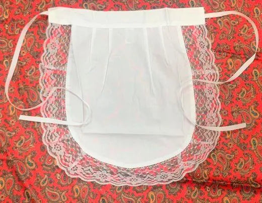 Ladies Welsh Costume White Apron (Adult size)