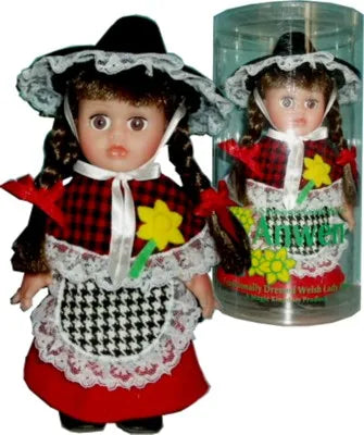 Anwen - Welsh Costume Dressed Hard Bodied Doll (x6)