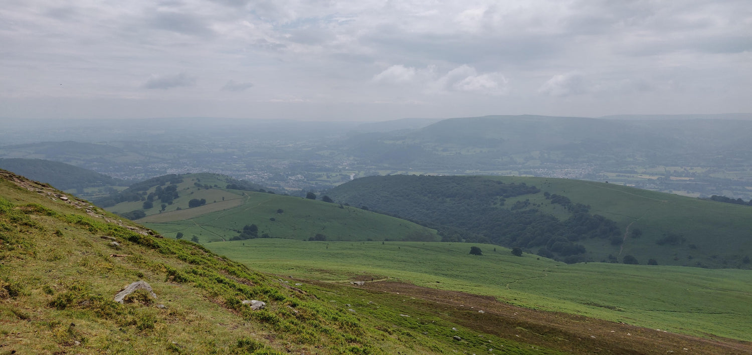 An image taken on the Sugar Loaf near Abergavenny, Wales.