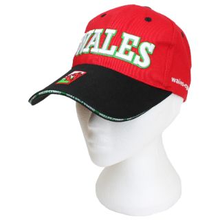 Wales Baseball Cap with Black Peak