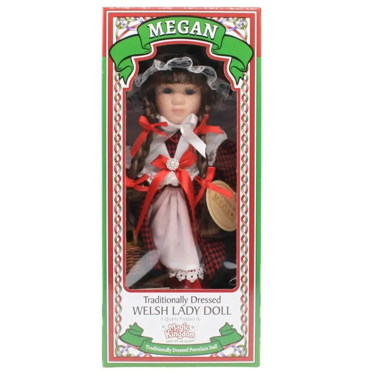 Megan - Welsh Lady Costume Ceramic Doll (Boxed)