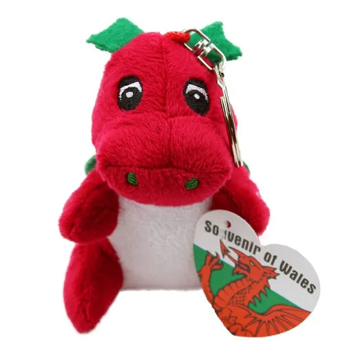 Soft Plush Red Dragon (Keyring)