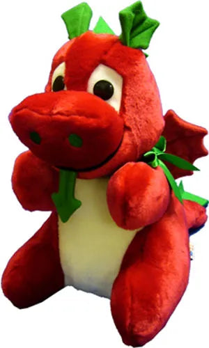 Soft Plush Red Dragon Toy (Medium)