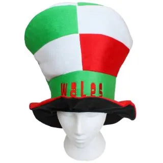 Wales Welsh Novelty Tall Top Hat